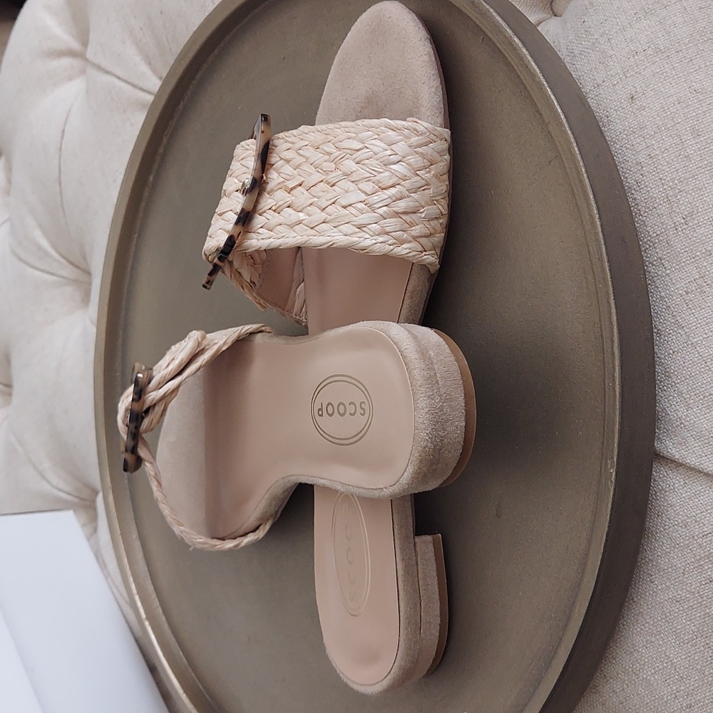 SCOOP Woven Slide With Tortoise Buckle NWT - Picture 4 of 8